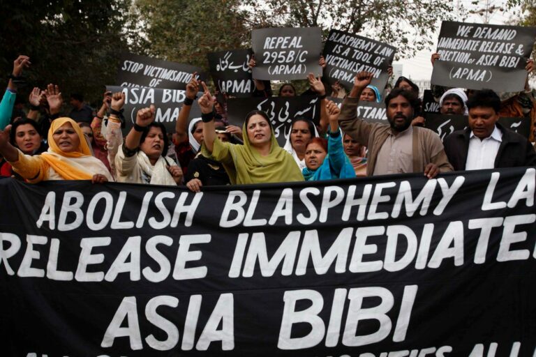 ALIANZA DE LAS MINORÍAS DE PAKISTÁN EXIGE LA LIBERACIÓN DE LA CRISTIANA PAQUISTANÍ ASIA BIBI